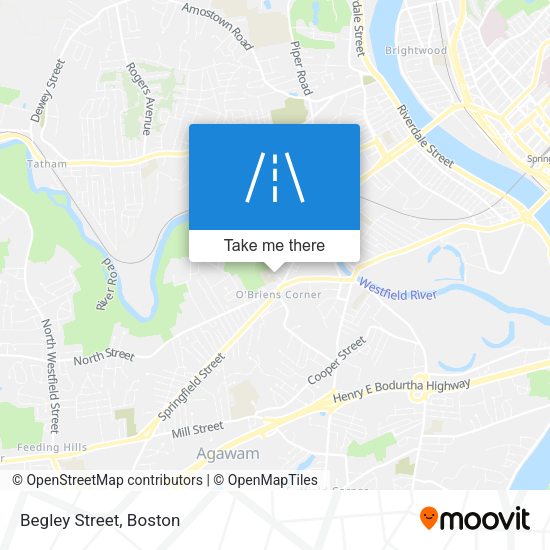 Mapa de Begley Street