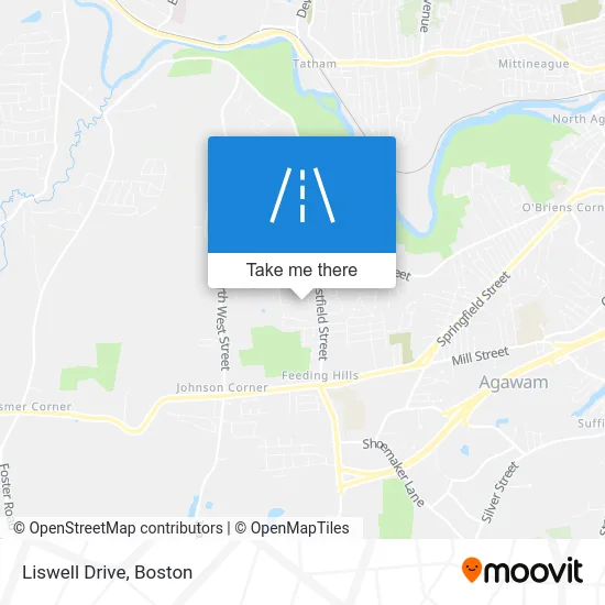 Liswell Drive map