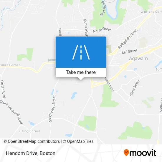 Hendom Drive map