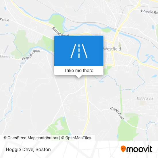 Heggie Drive map