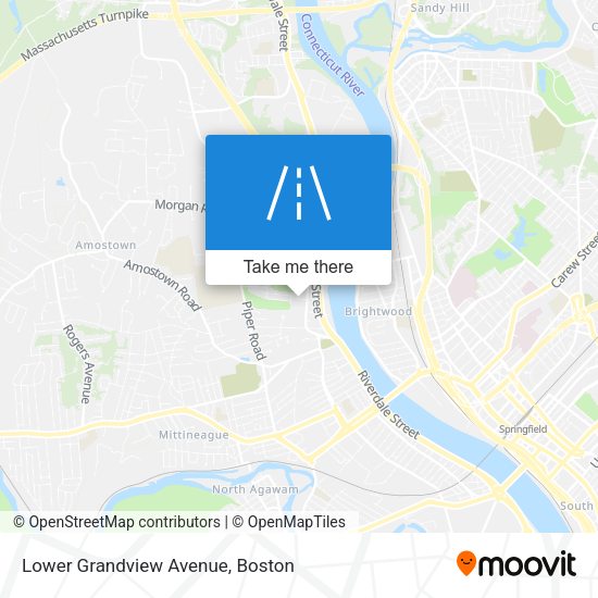 Lower Grandview Avenue map