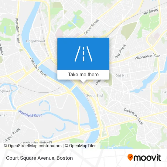 Court Square Avenue map