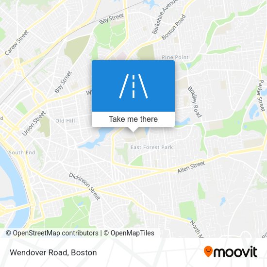Mapa de Wendover Road