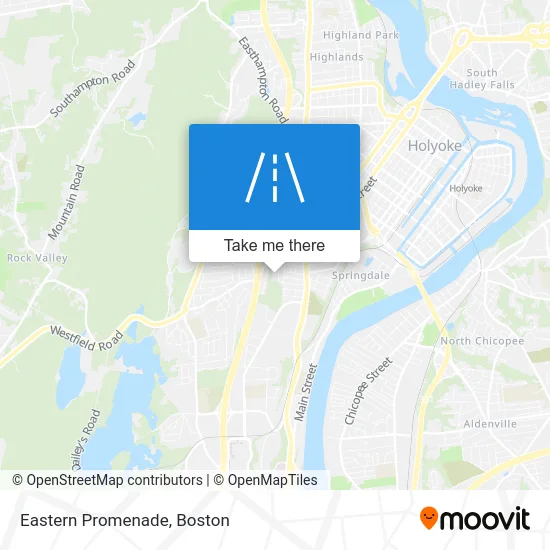 Eastern Promenade map