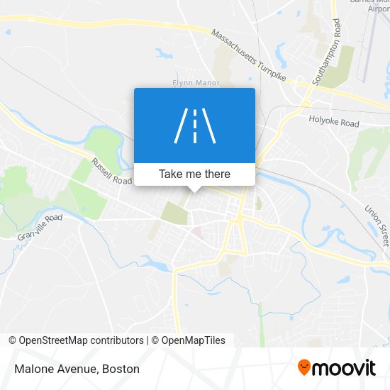 Mapa de Malone Avenue