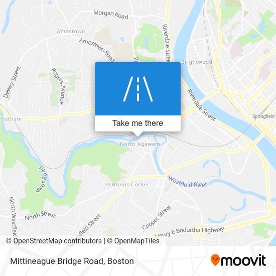 Mapa de Mittineague Bridge Road