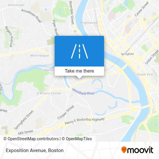 Exposition Avenue map