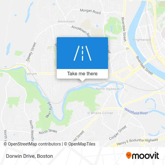 Dorwin Drive map