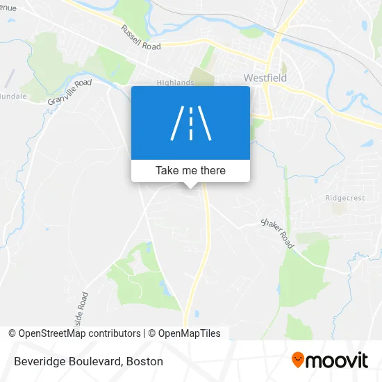 Beveridge Boulevard map