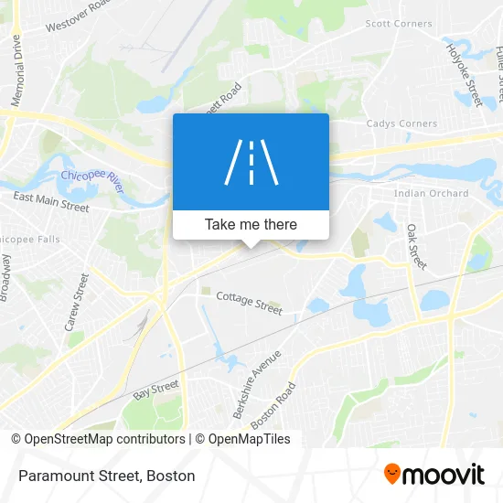 Paramount Street map