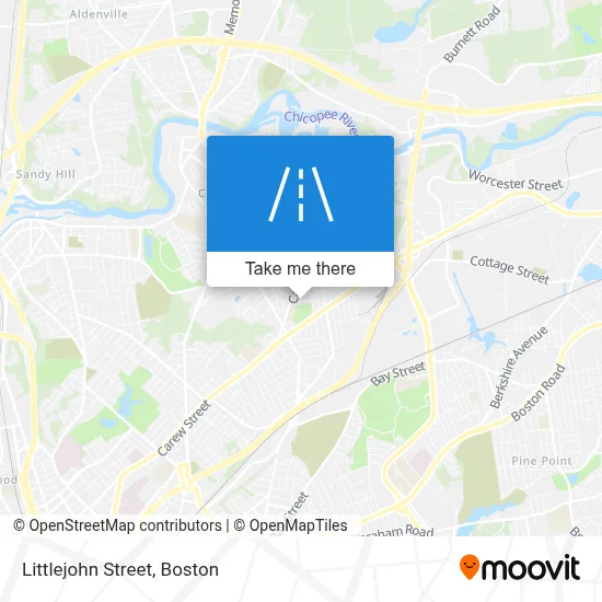 Littlejohn Street map