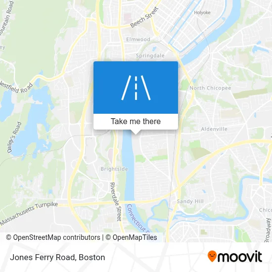 Jones Ferry Road map