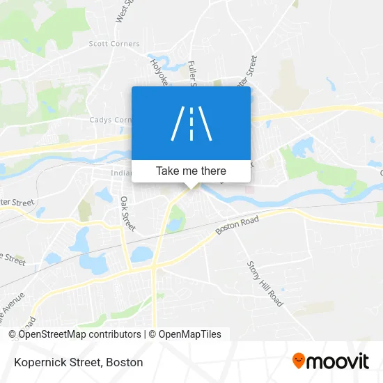 Kopernick Street map