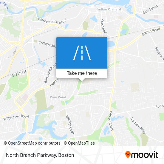 North Branch Parkway map