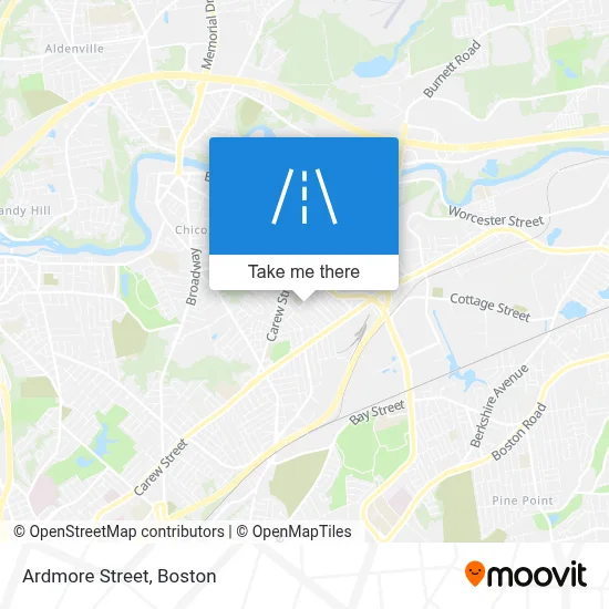 Ardmore Street map