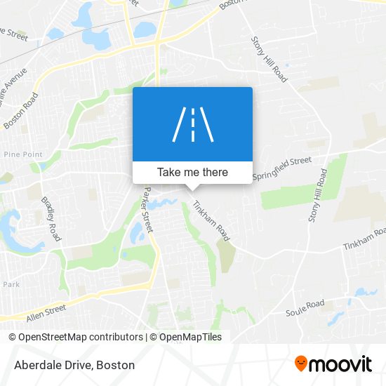 Aberdale Drive map