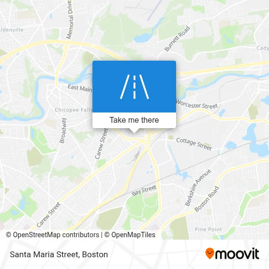 Santa Maria Street map