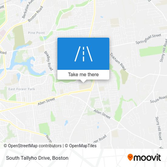 Mapa de South Tallyho Drive