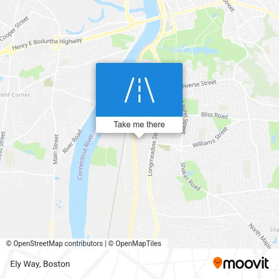 Ely Way map