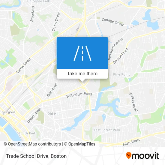 Trade School Drive map