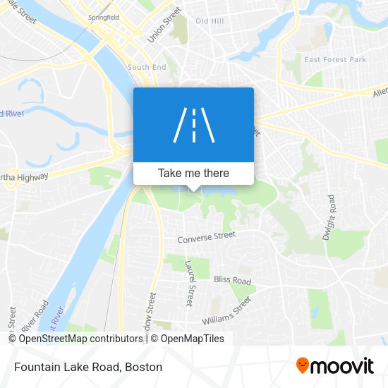 Mapa de Fountain Lake Road