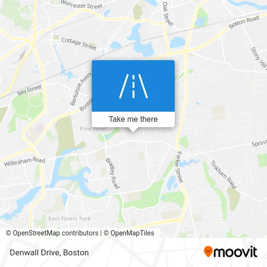 Denwall Drive map