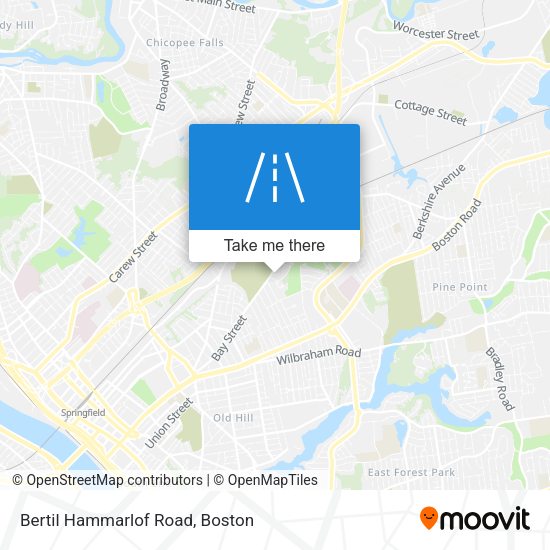 Mapa de Bertil Hammarlof Road