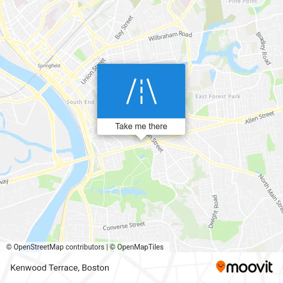 Kenwood Terrace map