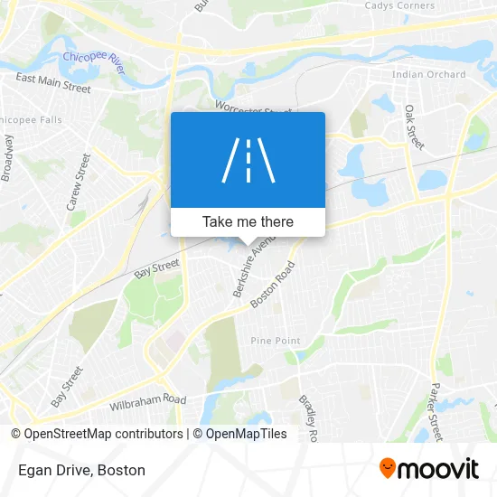 Egan Drive map