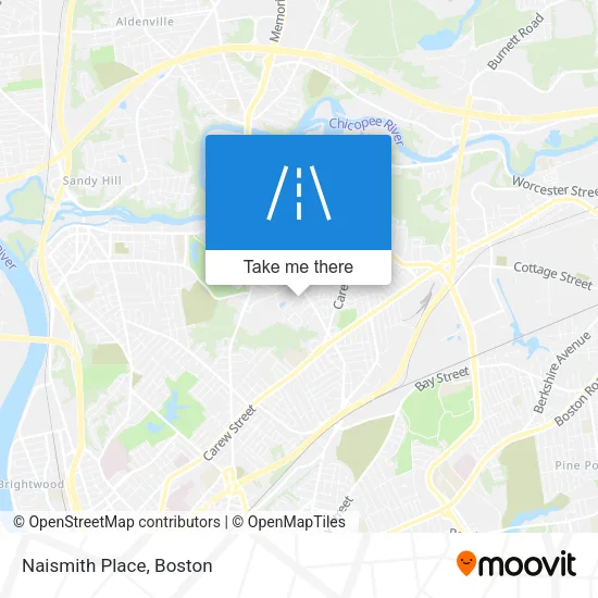 Naismith Place map