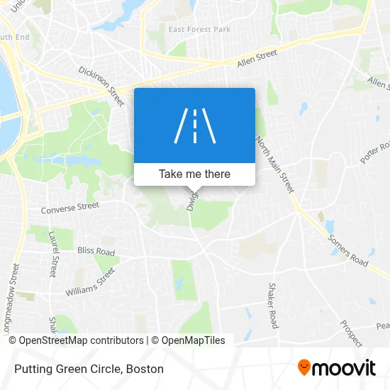 Putting Green Circle map