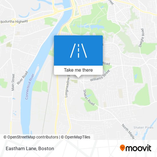 Eastham Lane map