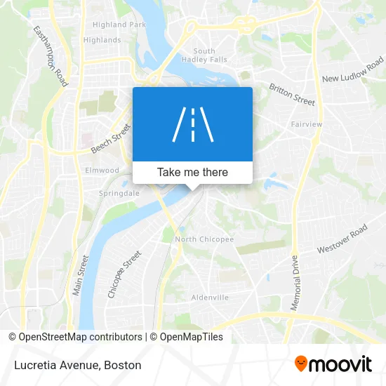 Mapa de Lucretia Avenue