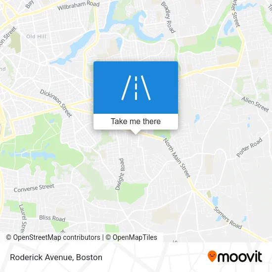 Roderick Avenue map