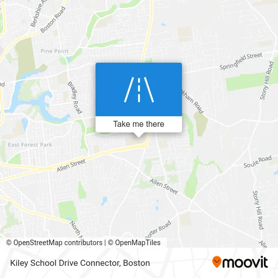 Kiley School Drive Connector map