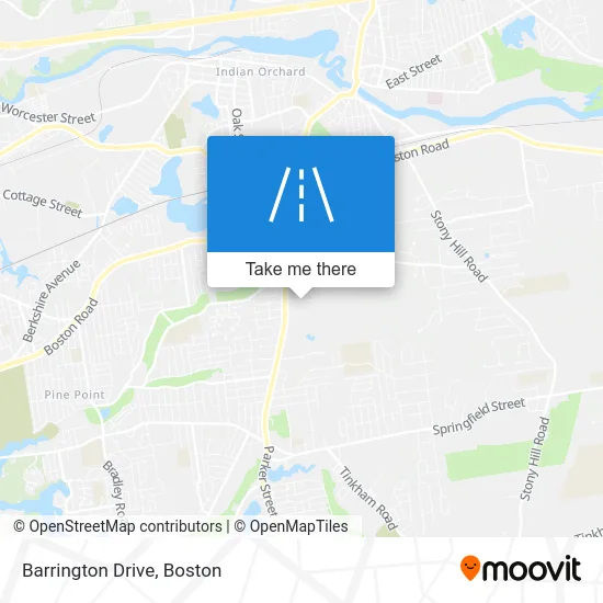Barrington Drive map