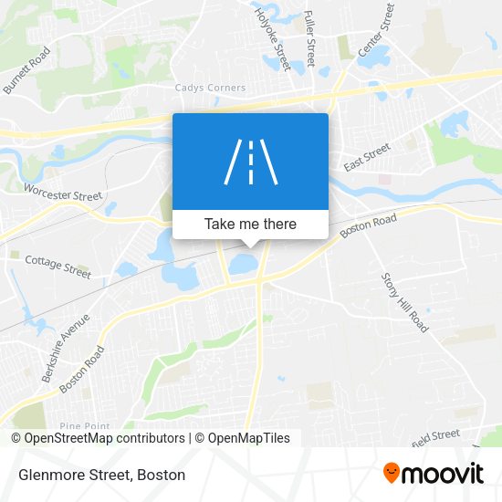 Mapa de Glenmore Street