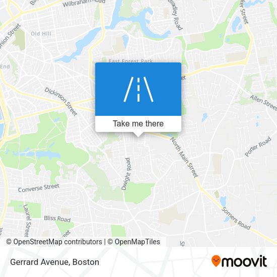 Mapa de Gerrard Avenue