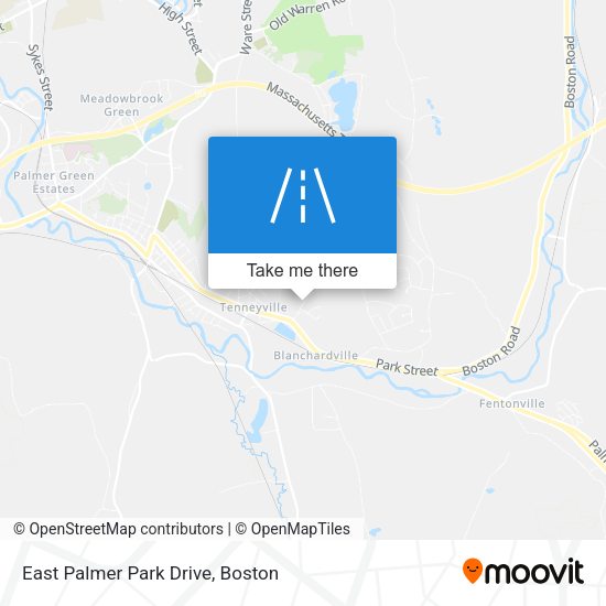 East Palmer Park Drive map