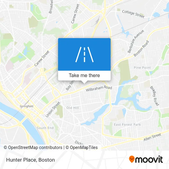 Hunter Place map