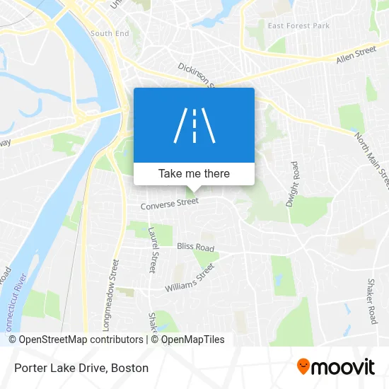 Porter Lake Drive map