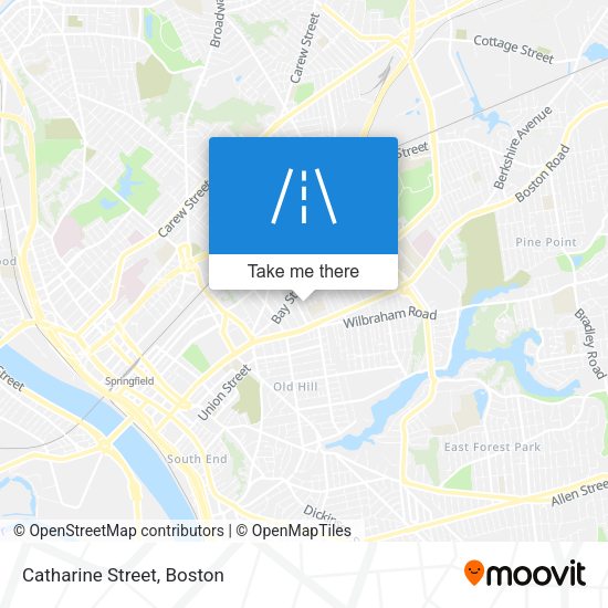 Mapa de Catharine Street
