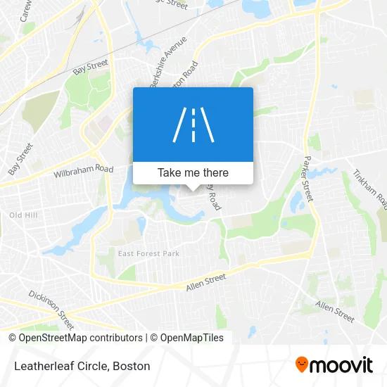 Mapa de Leatherleaf Circle