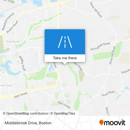 Middlebrook Drive map