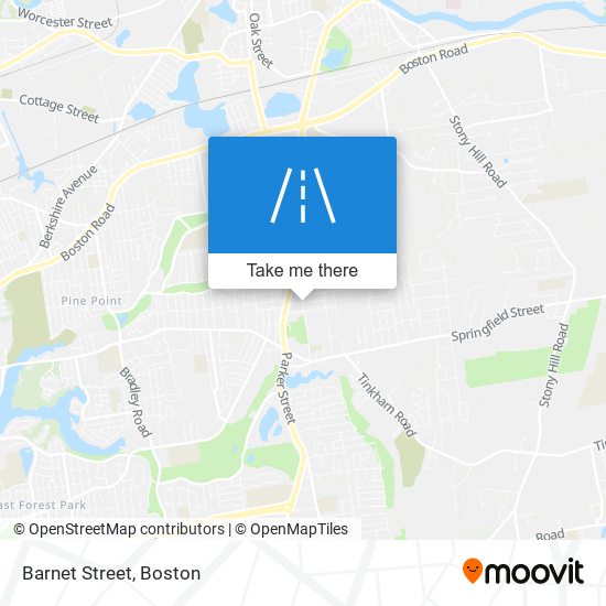 Barnet Street map