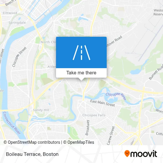 Boileau Terrace map