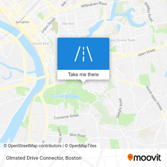 Olmsted Drive Connector map