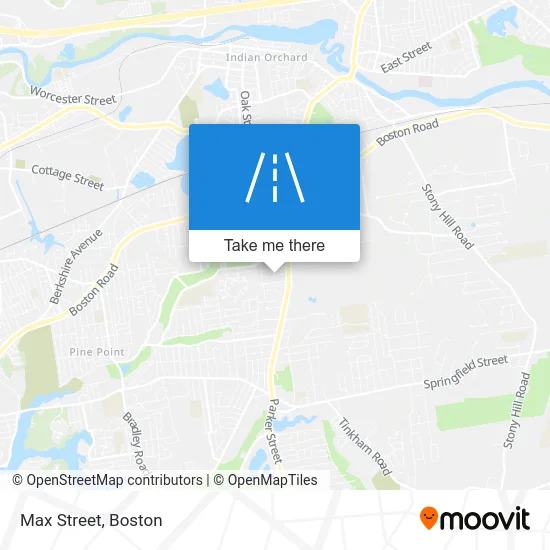 Max Street map