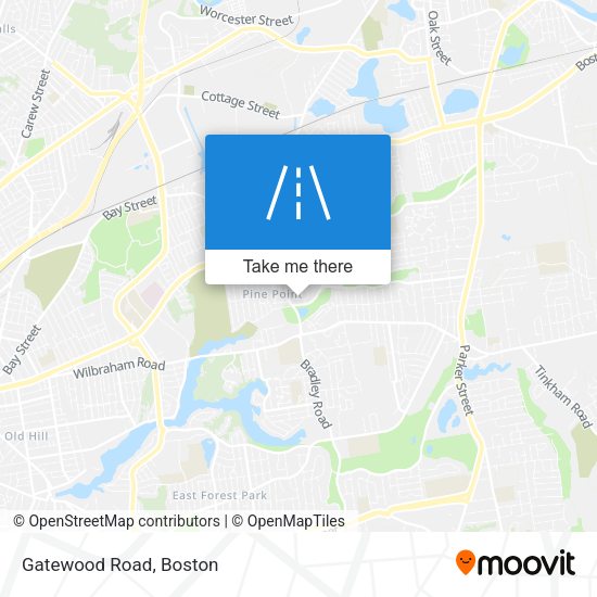Mapa de Gatewood Road