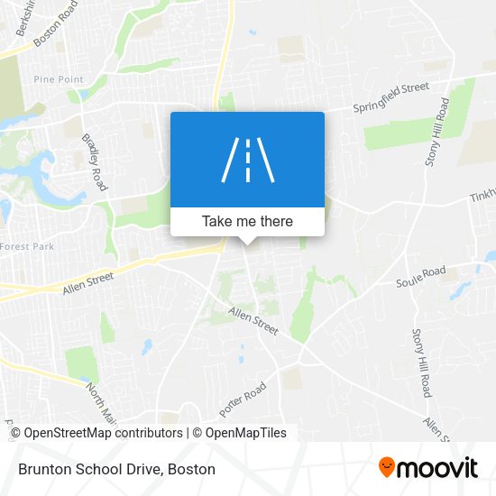 Brunton School Drive map